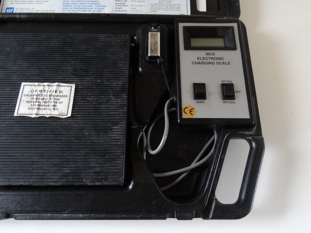 TIF 9010 Electronic Refrigerant Charging Scale