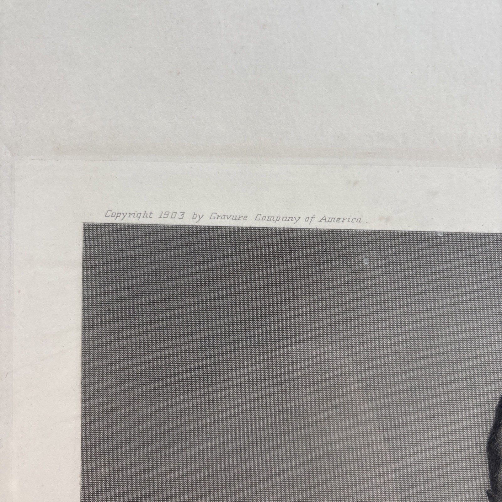 1903 Theodore Roosevelt Photogravure Portrait Gravure Co. of America Framed