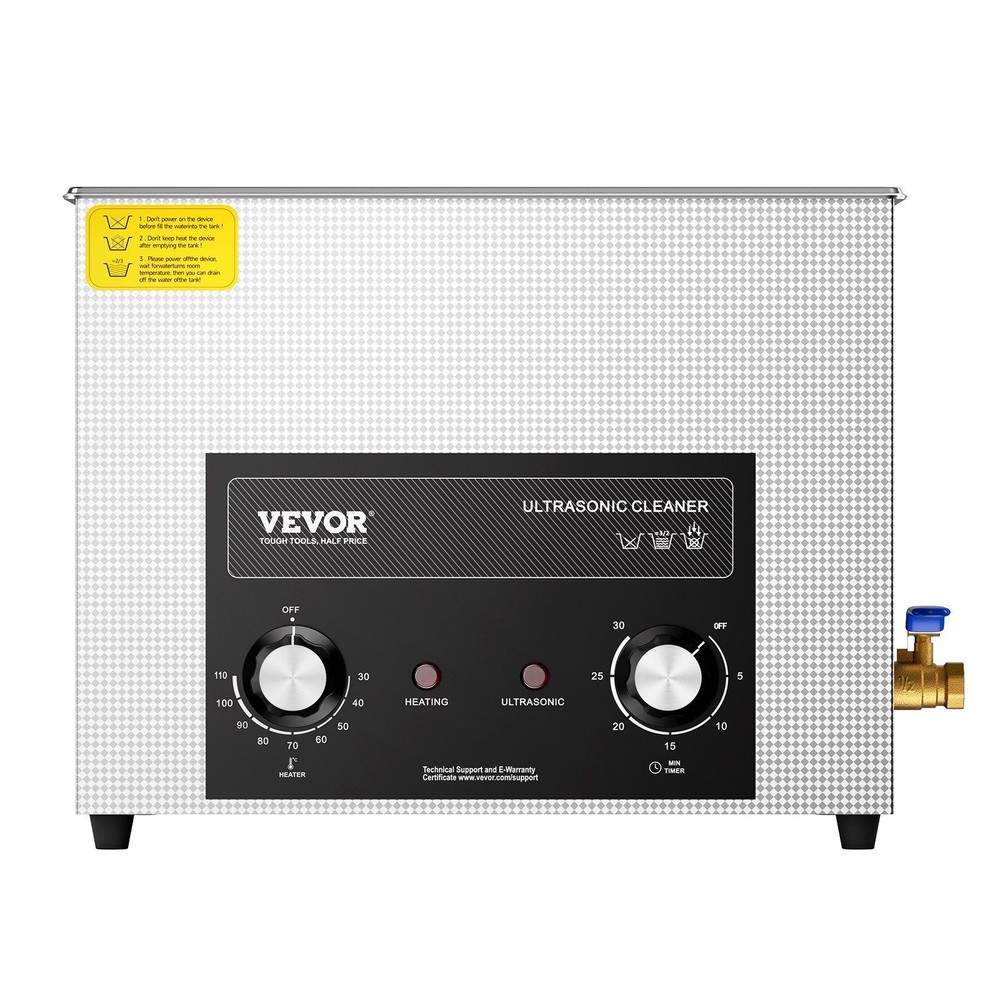 15L Ultrasonic Cleaning Unit 40kHz Optimized for Delicate Items