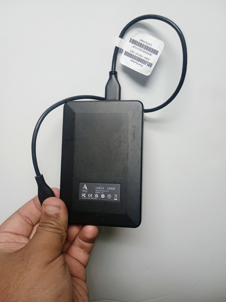 320GB External Hard Drive Slim Portable