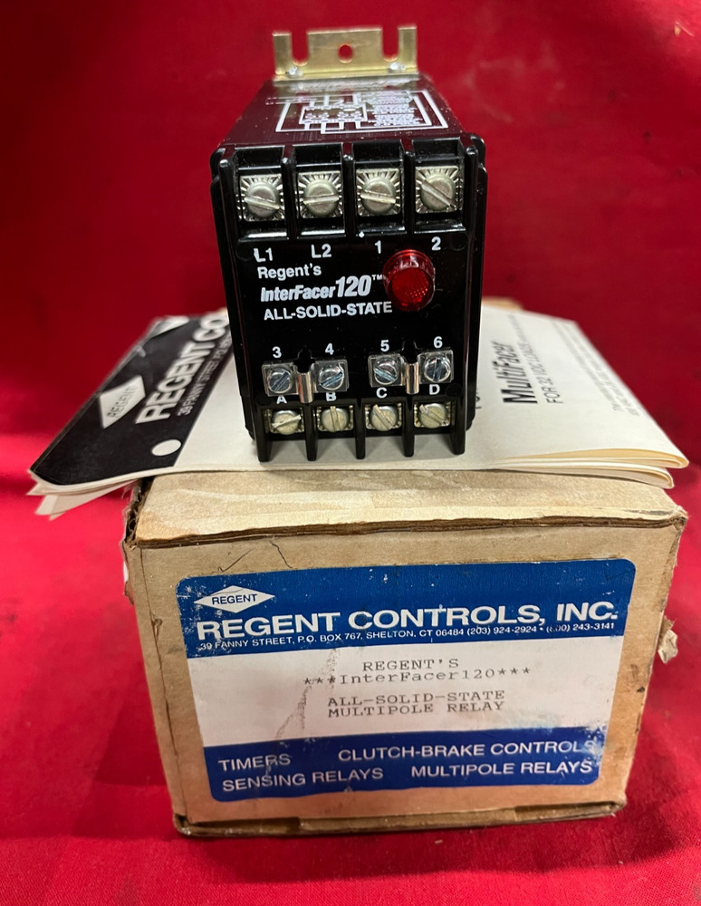REGENTS INTERFACER 120 SOLID-STATE RELAY 120VAC 50/60 HZ