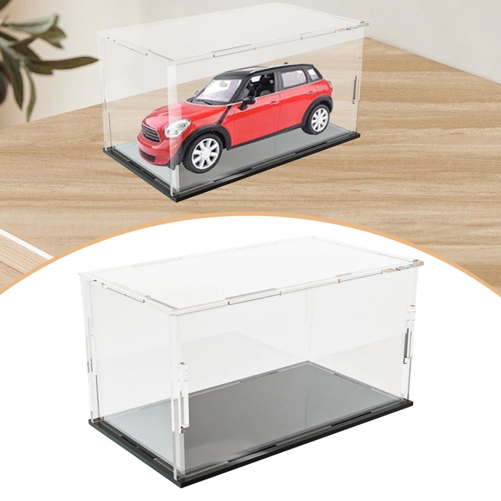 Acrylic Model Car Display Case Storage Case Clear Stackable Showcase for 1/32