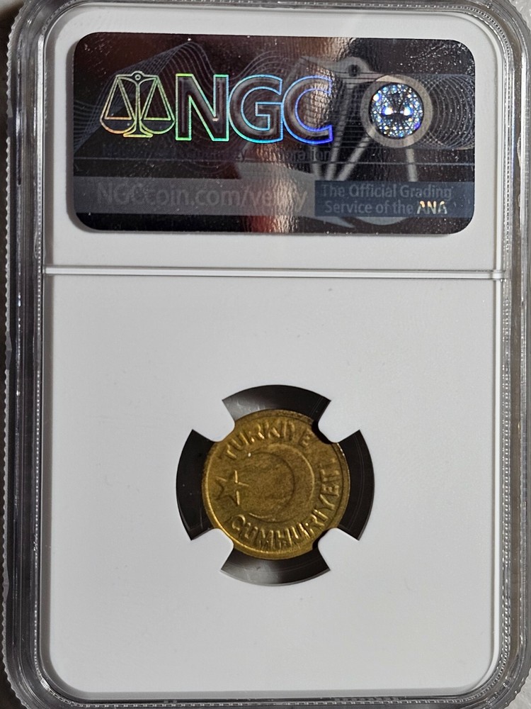 Turkey 10 Para 1942 NGC MS 63