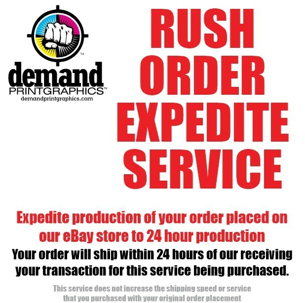 RUSH ORDER Expedite Service