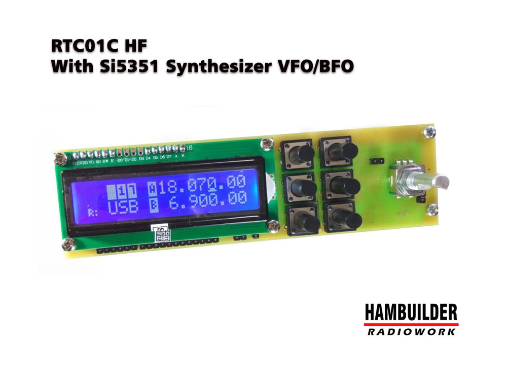 RTC01C Si5351 Transceiver Synthesizer + Controller