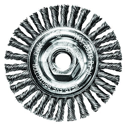 Century Drill 76041 Angle Grinder Wire Wheel, 4" Stringer Bead