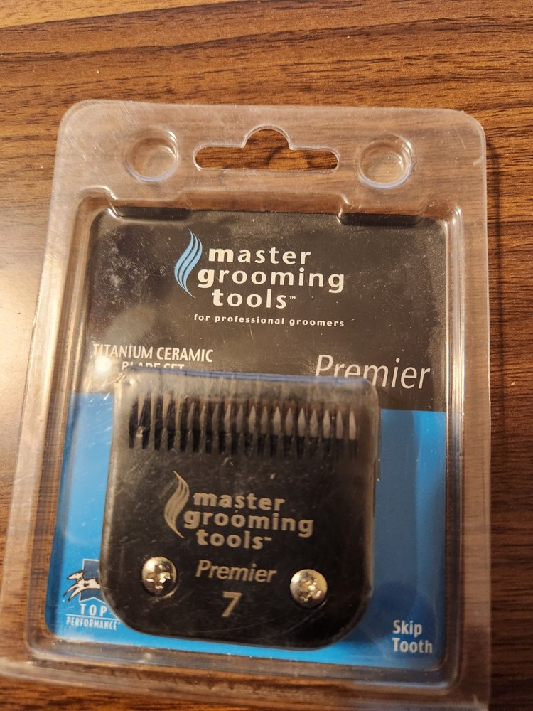 Master Grooming Tools Titanium Ceramic Blade Set, Premier #7