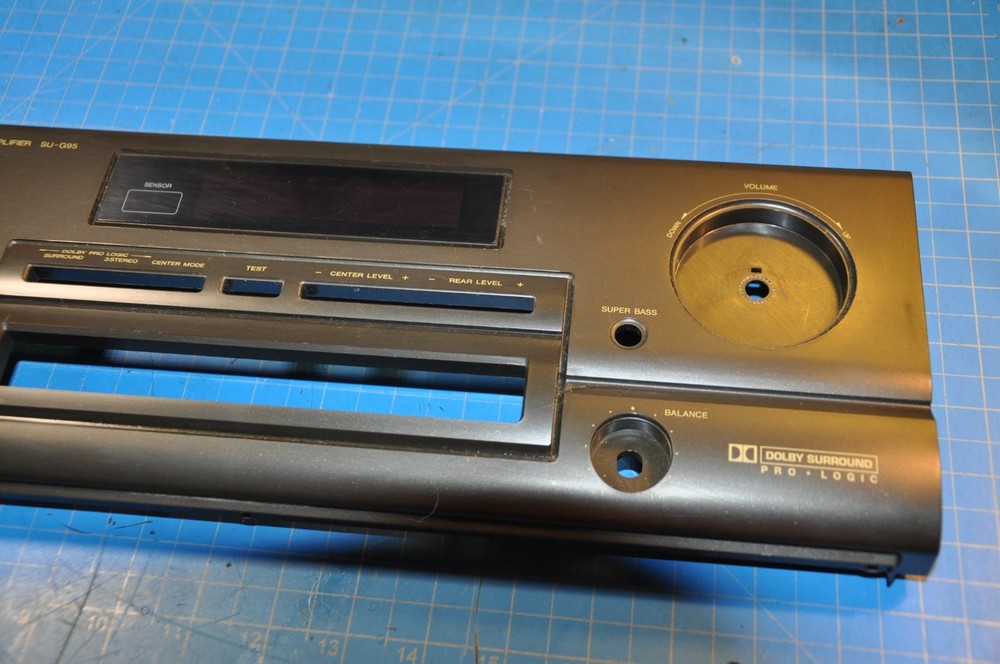 Technics SU-G95 Amplifier Replacement Parts Front Face Panel Plate # RJP0382