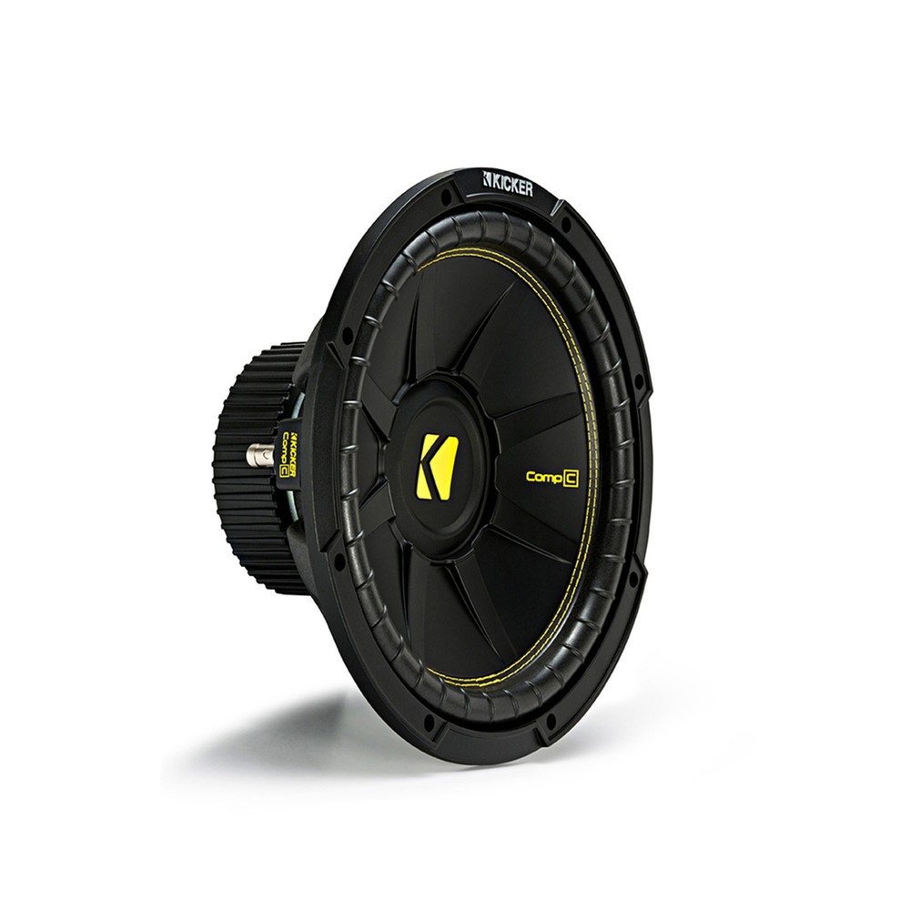 Kicker CWCS124 CompC 12" Subwoofer Single Voice Coil 4-Ohm