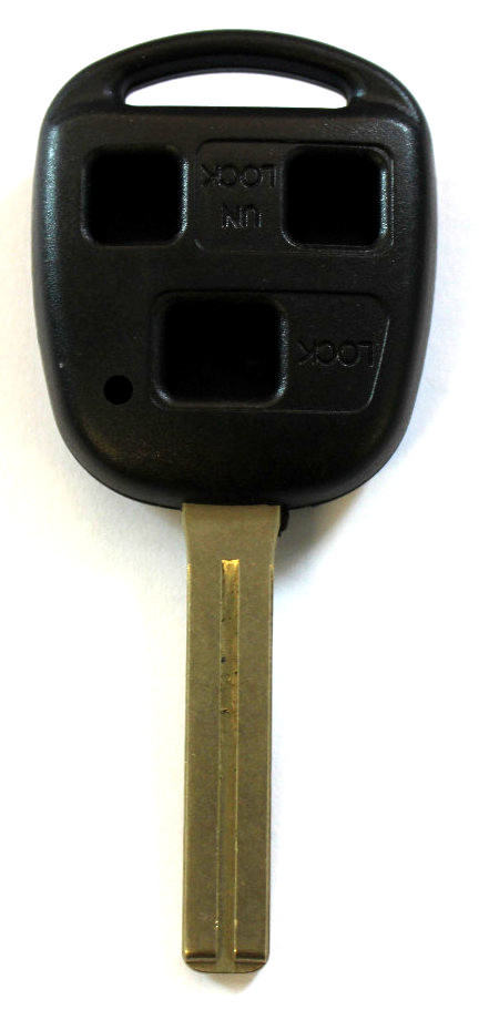2 New Remote Key Keyless Replacement Cases 3 Button Short Blade Shell For Lexus