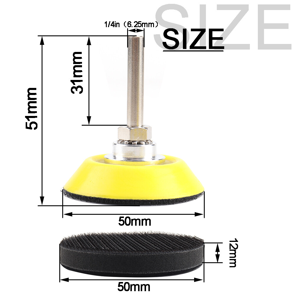 Sanding Disc Pad Hook&Loop Attachment With Drill For Angle Grinder Sanding Disc