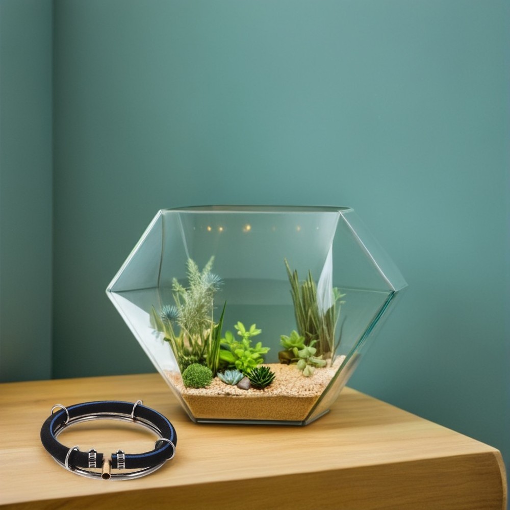 2pcs Round Air Bubble Diffuser Ring For Fish Pond & Aquarium - Stainless Steel