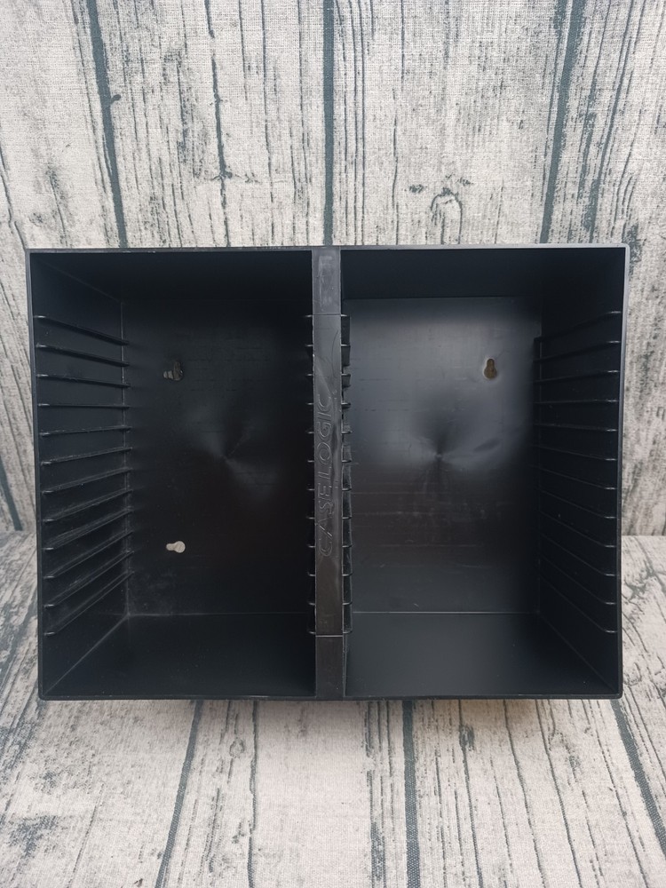 Case Logic 30-CD Storage Rack Black Plastic Holder Stackable / Wall-Mount