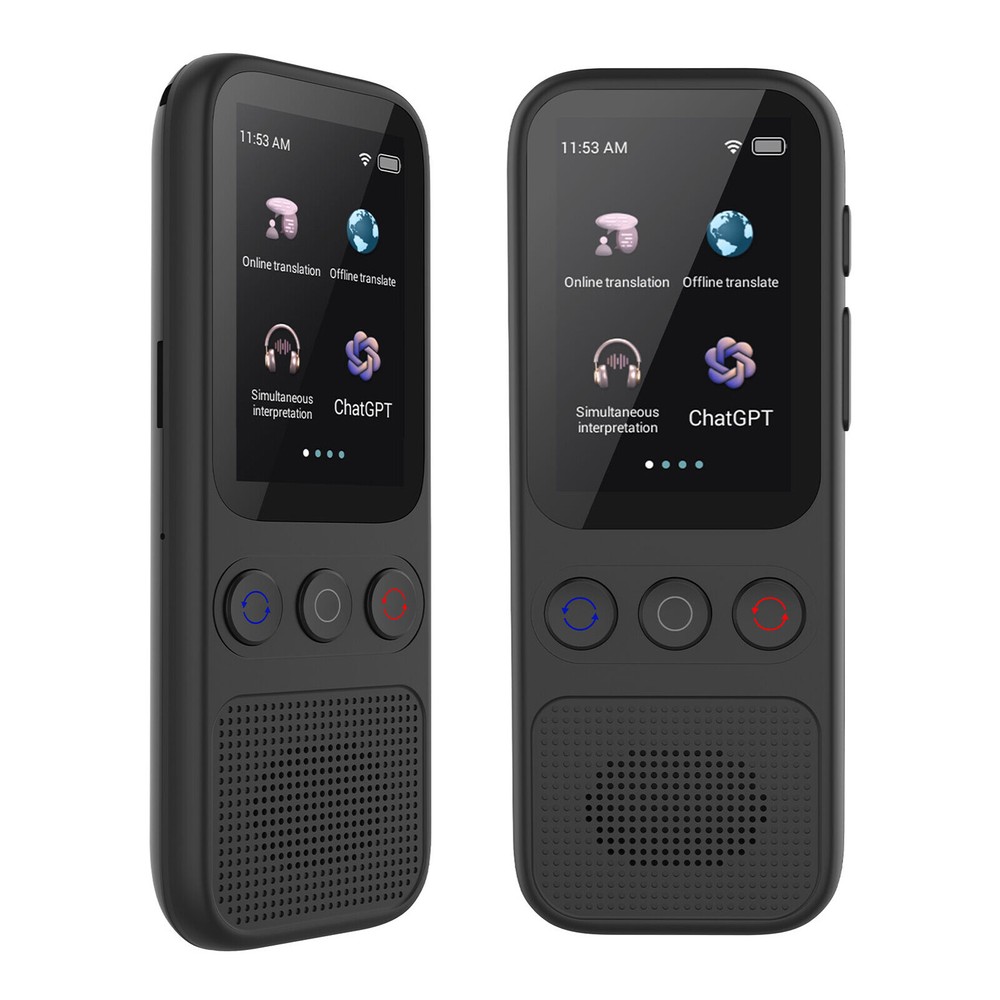 Portable Language Translator Device with 138 Languages Voice Translating .