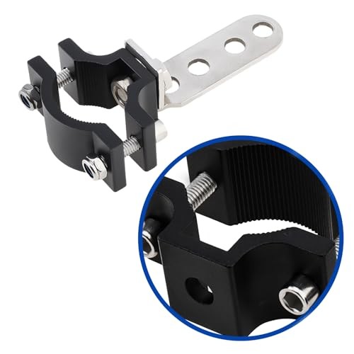Windance 2pcs Light Bar Bracket Tube Clamp Mount Handlebar Front Fork Bumper