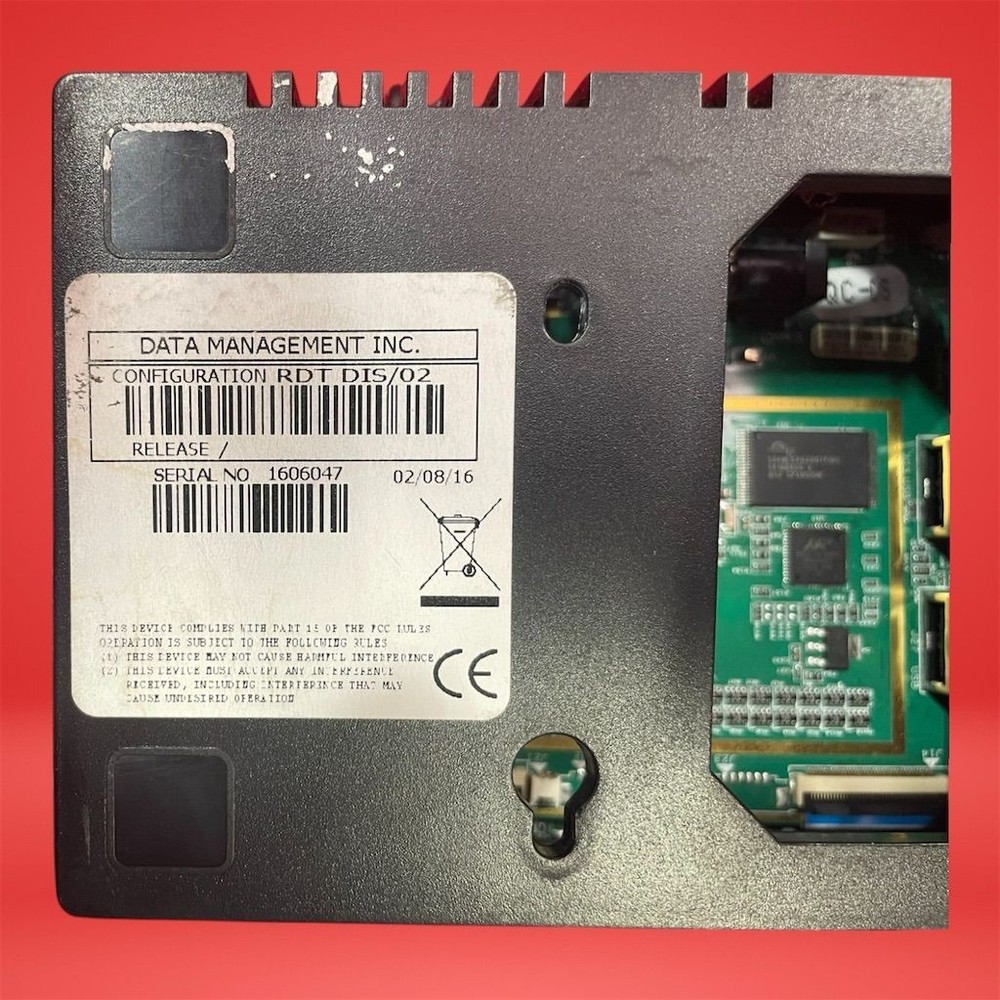 DATA MANAGEMENT INC. RDT DIS/02 REMOTE DATA CONTROLLER TERMINAL