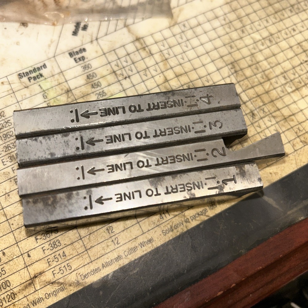 Ridgid 50965 1-2 Universal Pipe Beveling Die Set 45 Degree