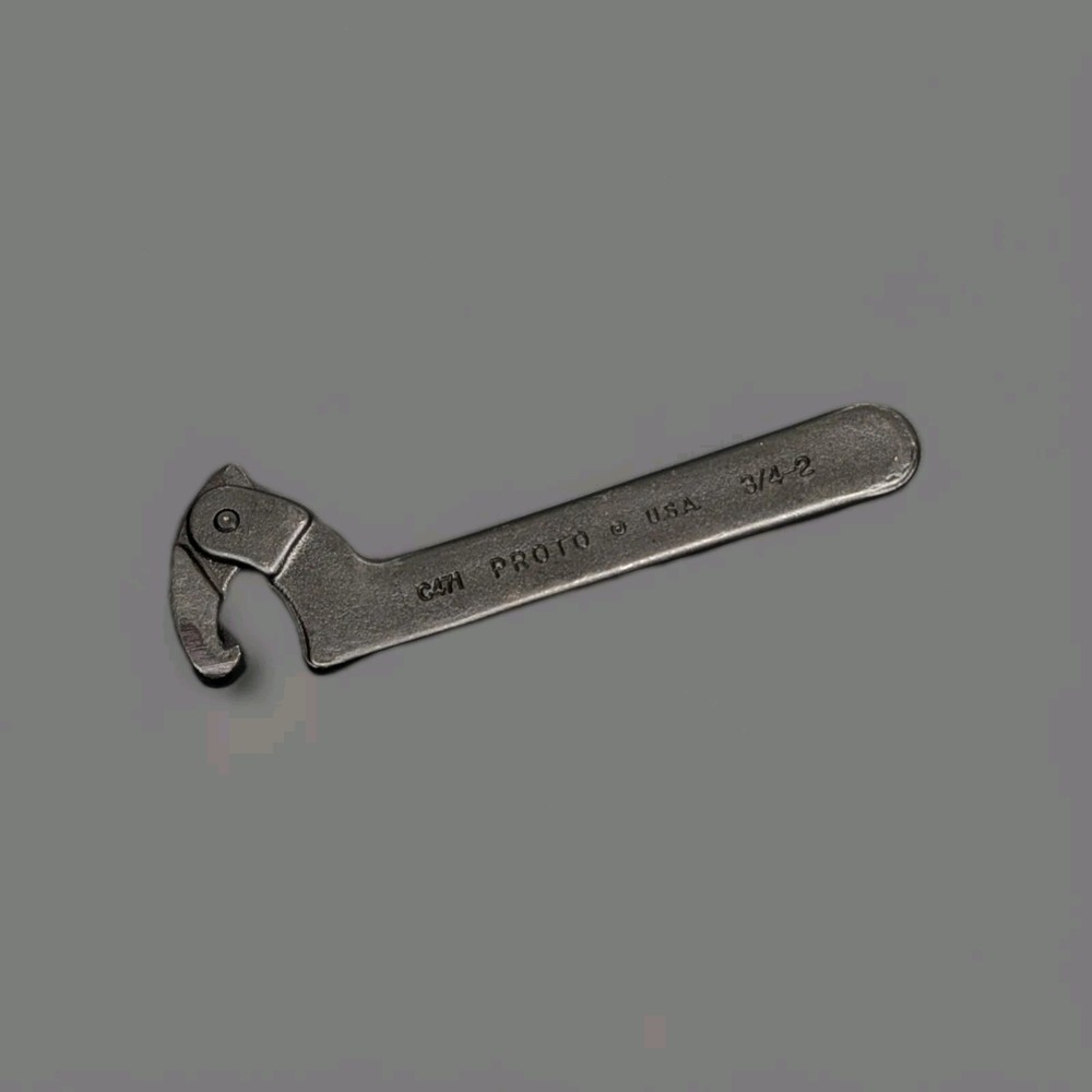 PROTO C471 Adjustable Hook Spanner Wrench 3/4-2". USA