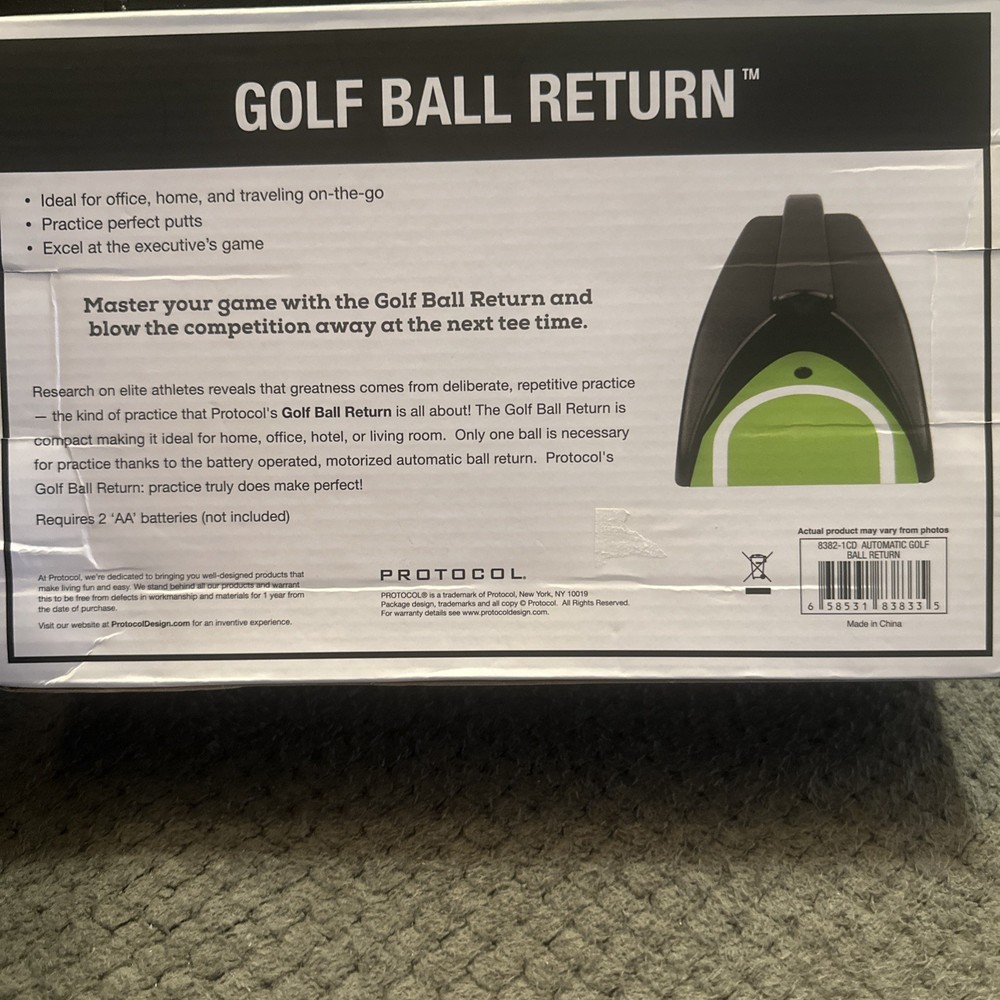 Golf Ball Return- Protocol