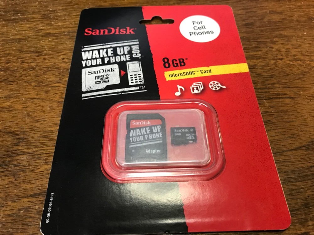 sandisk 8gb micro sdhc card