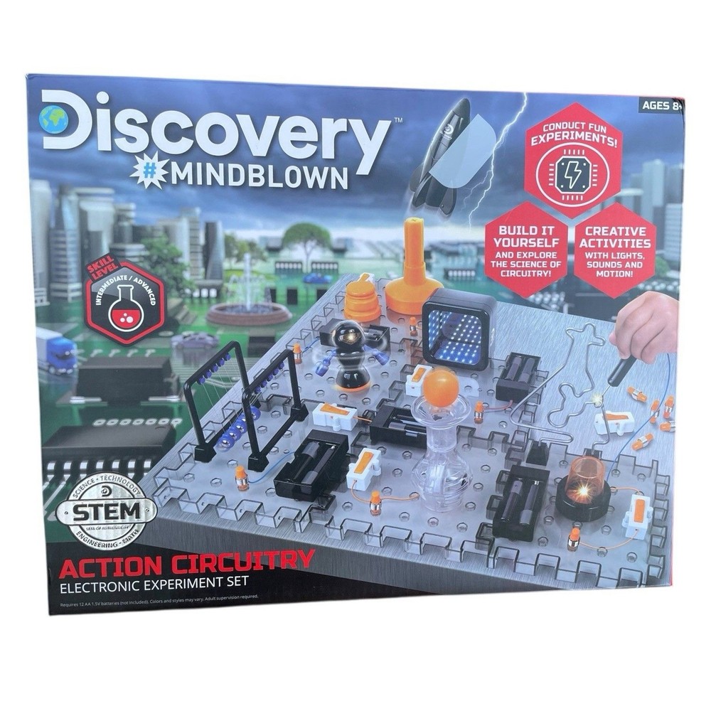 Discovery MINDBLOWN Action Circuitry Electronic Experiment STEM Kit  Science set