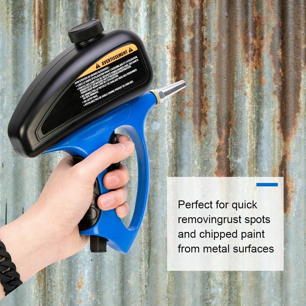 Gravity Sand Blaster Portable Small Sandblasting Tool Handheld Spray Machine