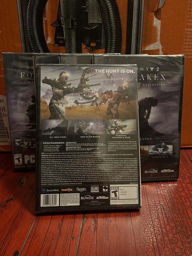 Destiny 2: Forsaken Legendary Collection - *PC Code* Inside Sealed Case