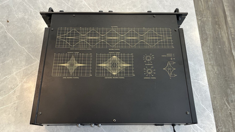 TECHNICS 10E SH-9010 E FREQUENCY EQUALIZER perfect working 120v 17 3/4 WIDE