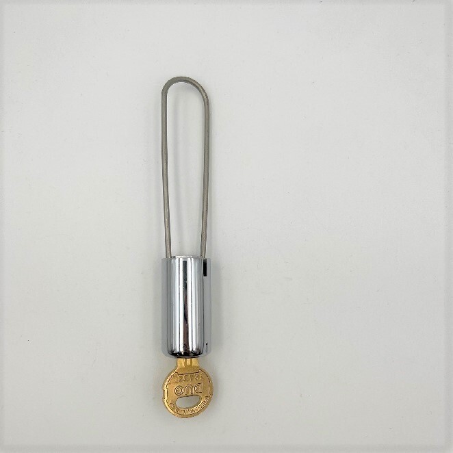 Locking Key Ring with Long Shackle to Prevent Unauthorized Key Removal