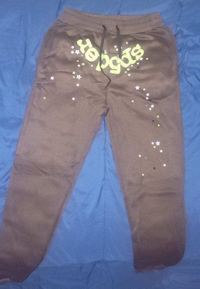 🕷️ Brown Sp5der Sweatpants – Limited Edition 🕷️