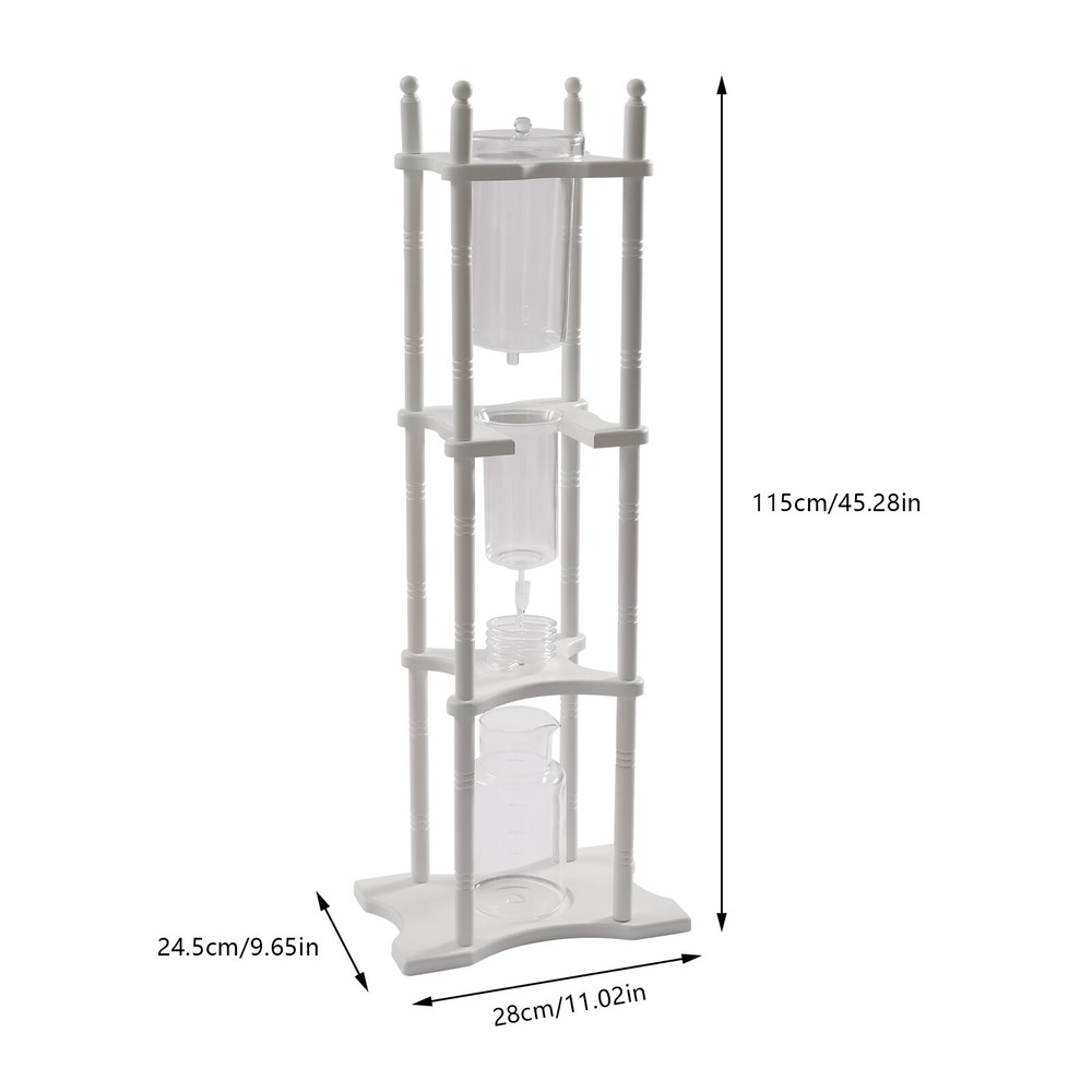 Ice Coffee Maker Dripper Machine Cold Brew Coffee Ice Drip Tea Maker Tower 2.5L.