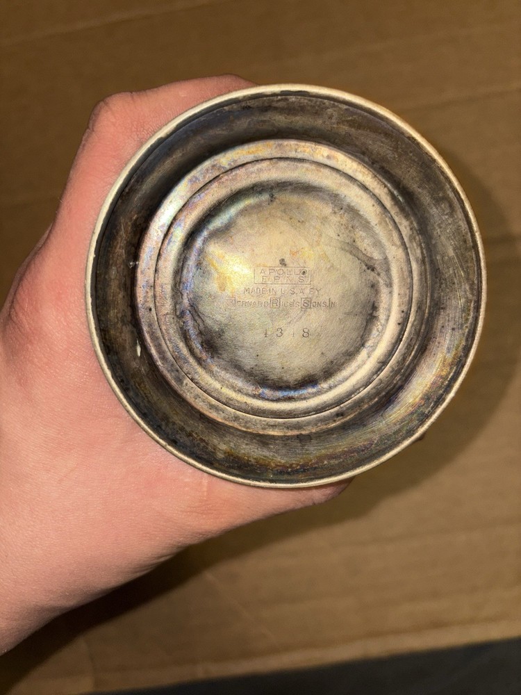 Vintage Bernard Rice’s Son Apollo EPNS 4348 Silver Plate Cocktail Shaker Pitcher