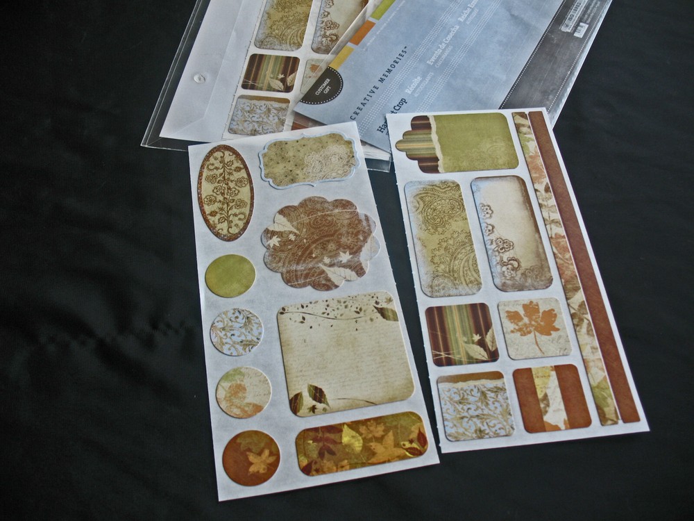 "Harvest Crop" Stickers 2 pkgs 2 in each package