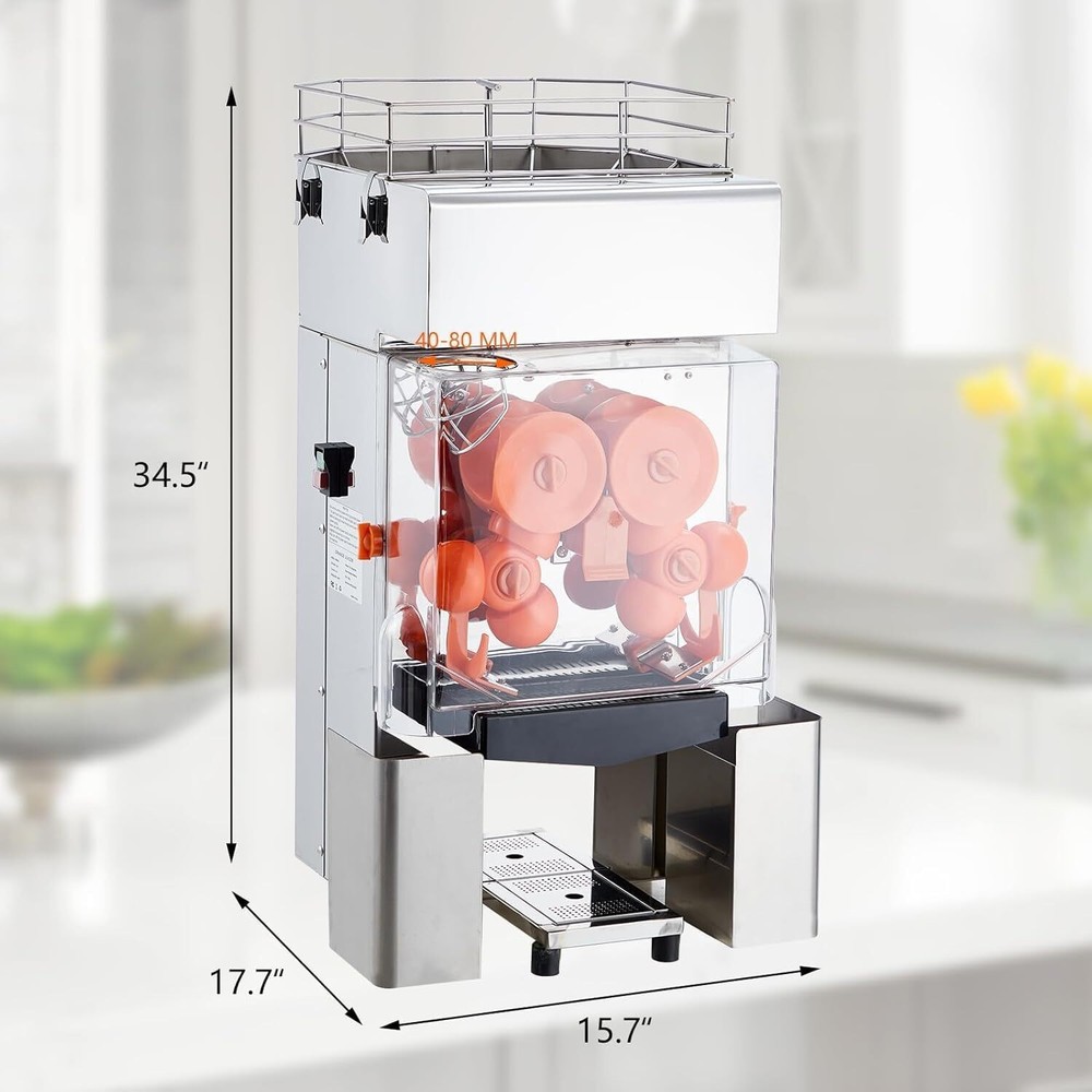 Commercial Automatic Orange Squeezer grapefruit Juicer Extractor Juice Machine
