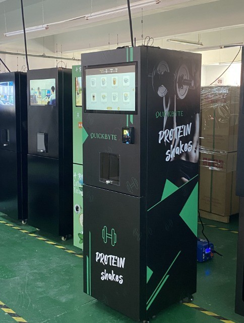 Protein Shake Coffee Vending Machine For Sale With Card Reader
