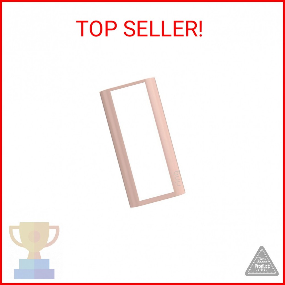 Ring Peephole Cam Faceplate - Light Burgundy