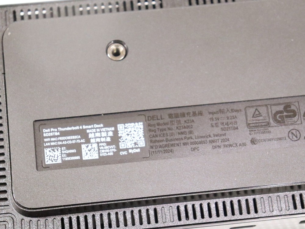 Dell Pro Thunderbolt 4 Smart Dock SD25TB4 | 0XDYNR