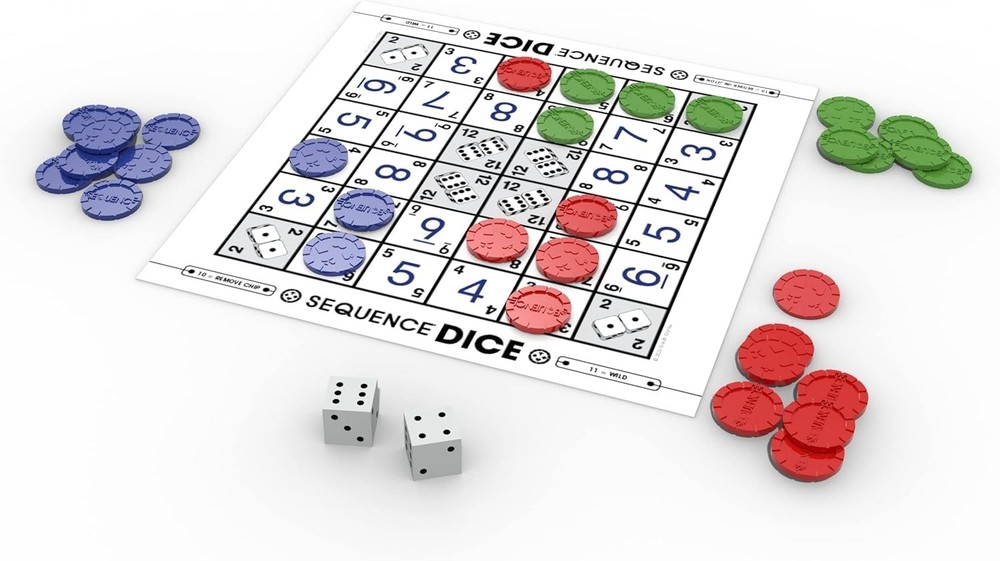 Sequence Dice Peggable Game