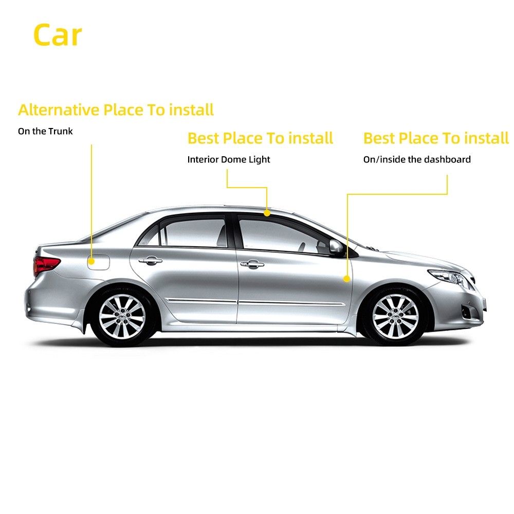 Car GPS Tracker 4G Real-time Tracking Anti Theft Device Remote Control Locator