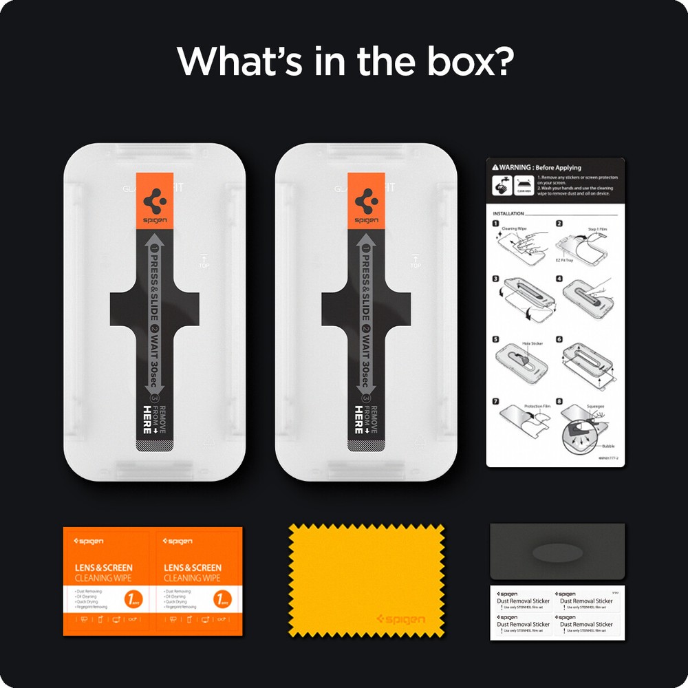 iPhone 14 / 14 Plus, 13/13 Pro/13 mini/13 Pro Max ScreenProtector | Spigen EZFIT