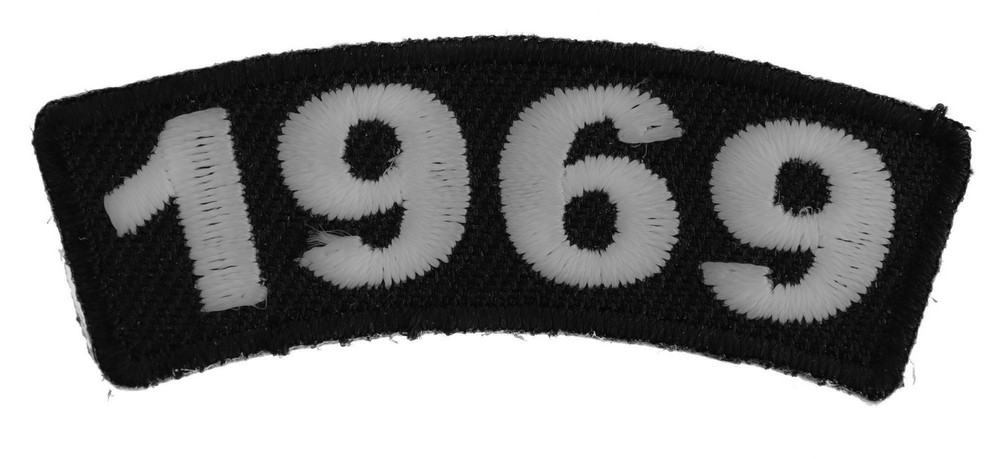 1969 Year Patch- 2.2x0.75 inch - P4926