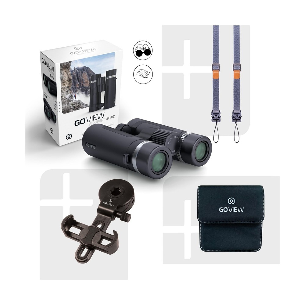 Binoculars ZOOMR 8x42, Phantom Black