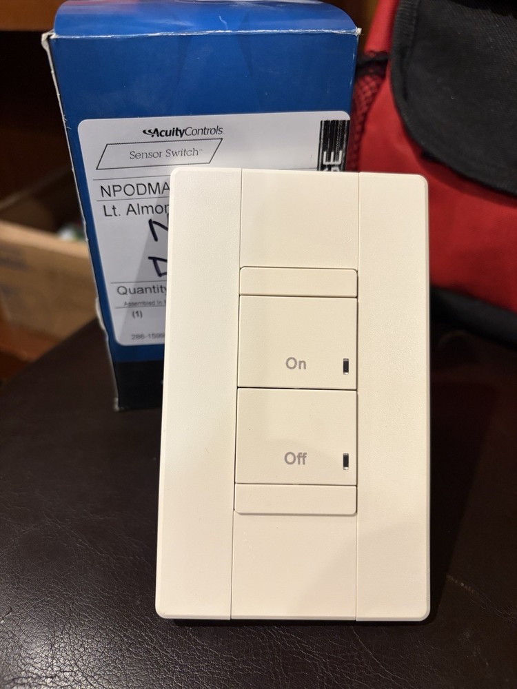Acuity Controls NPODMA AL - Lt. Almond Wall Switch