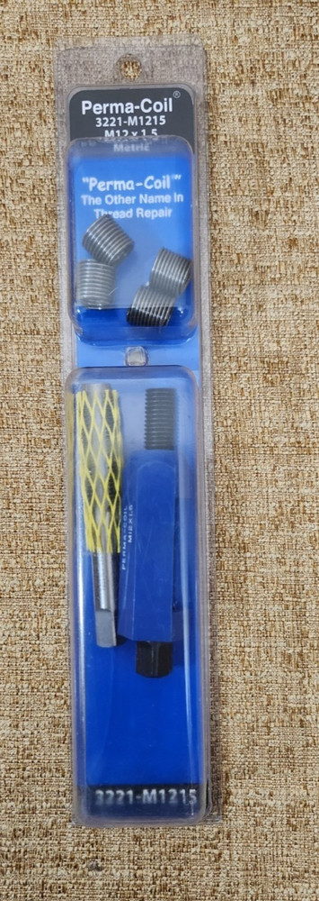 M12X1.5 Thread Repair Kit Perma-Coil 3221-M1215 (4 Insert) missing 2 inserts