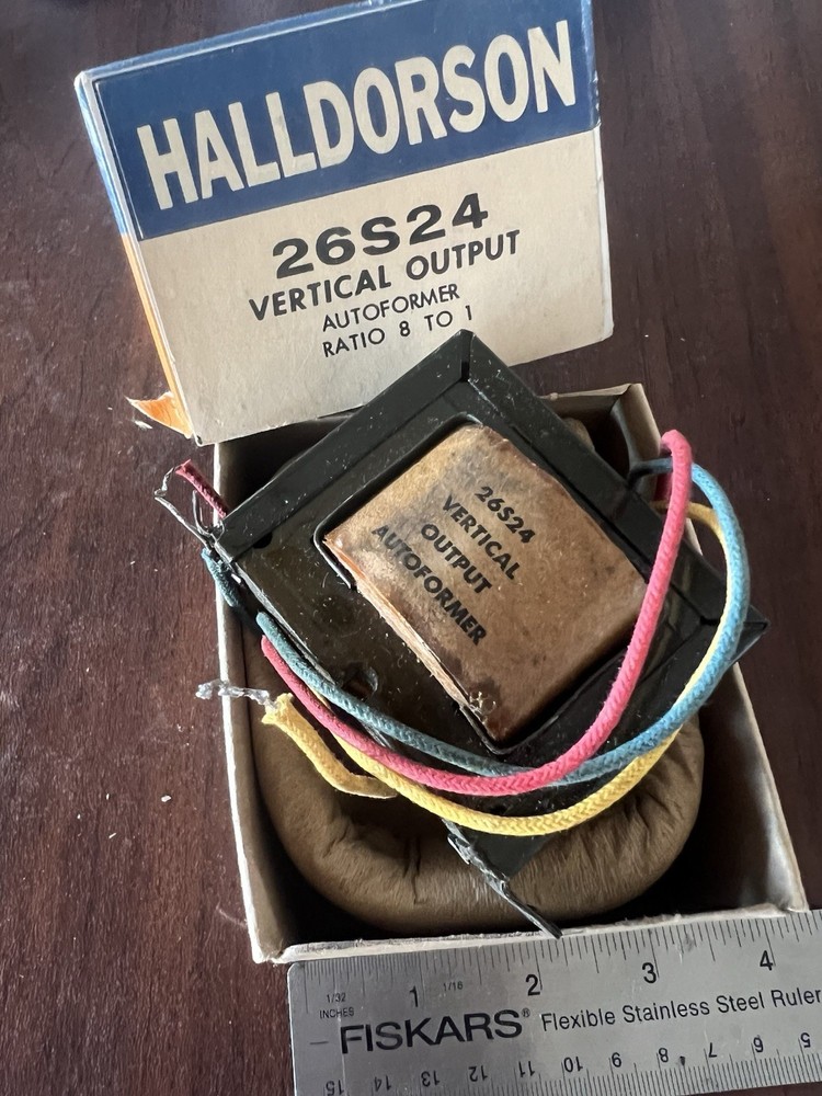 Vintage Halldorson Universal Vertical Output Transformer 26S24