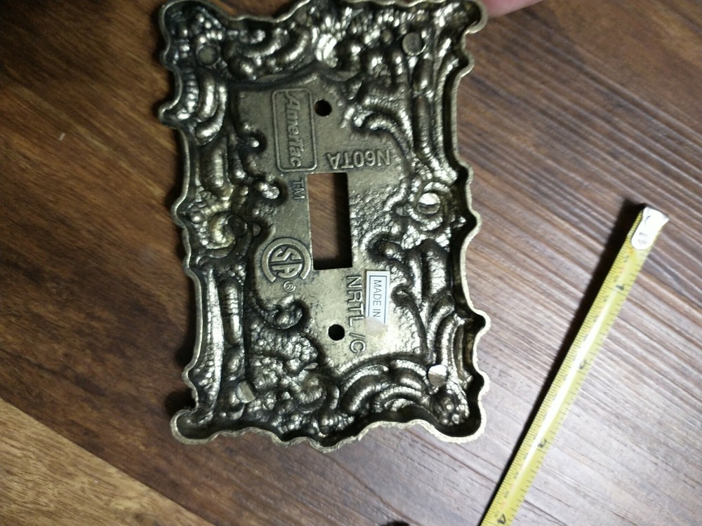 Vintage AmerTac Single Light Switch Cover