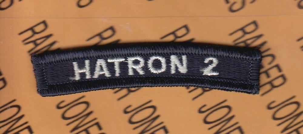 USN Navy Heavy Attack Squadron HATRON 2 Tab 3.25" arc patch m/e