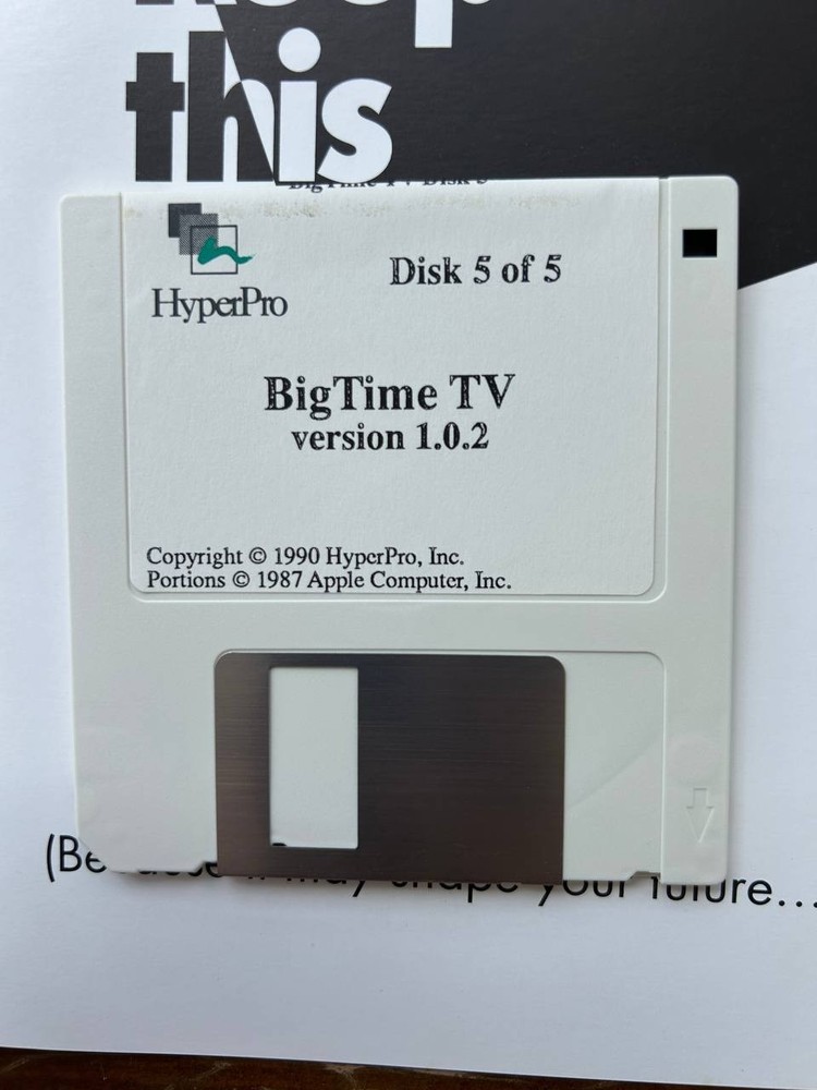 Vintage HyperPro BigTime TV. Multimedia Video Authoring System