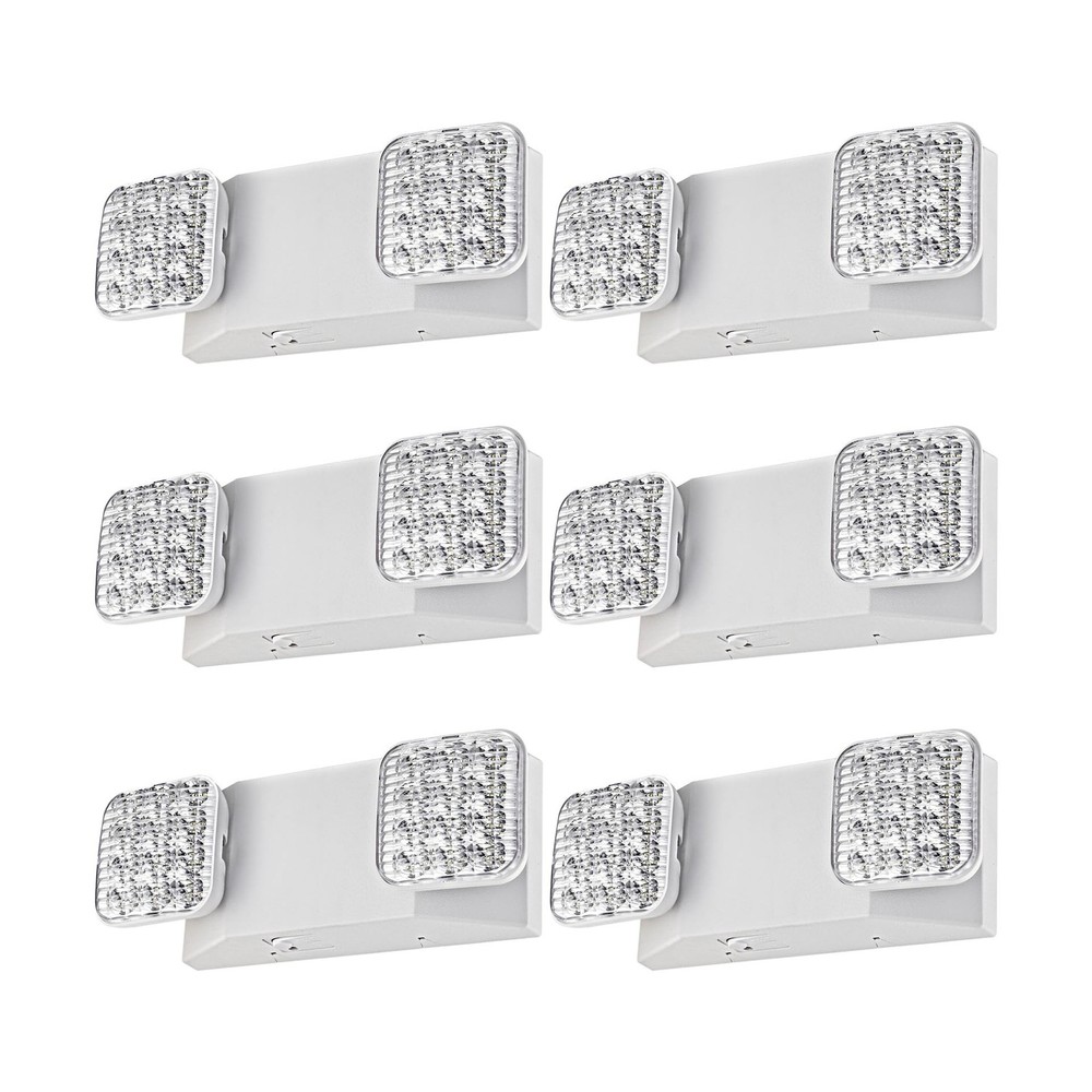 Emergency Light, LED Emergency Lighting with Battery Backup, 2 Adjustable Hea...