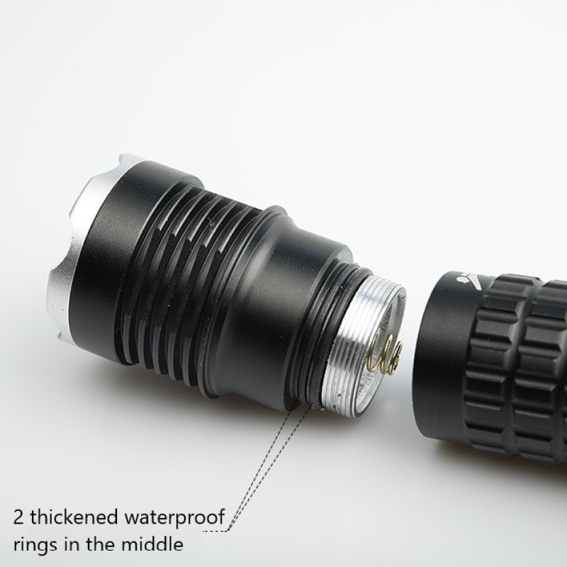 LED Diving Light 100m Waterproof Scuba Flashlight Underwater LED Dive Light Lamp